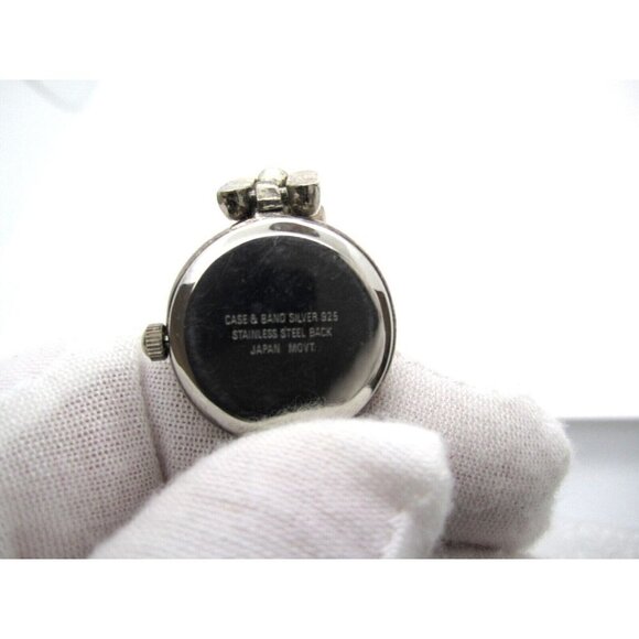 Women Ammos 925 Sterling Sliver Quartz WR Analog 23mm Round Watch (F837) - Picture 3 of 10